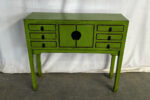 Consolle Tibet 6 cassetti 2 ante verde