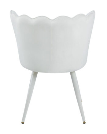 Sedia Iris velluto beige