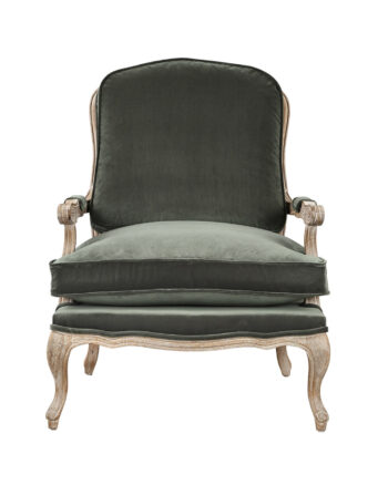 Poltrona Dandy velluto verde