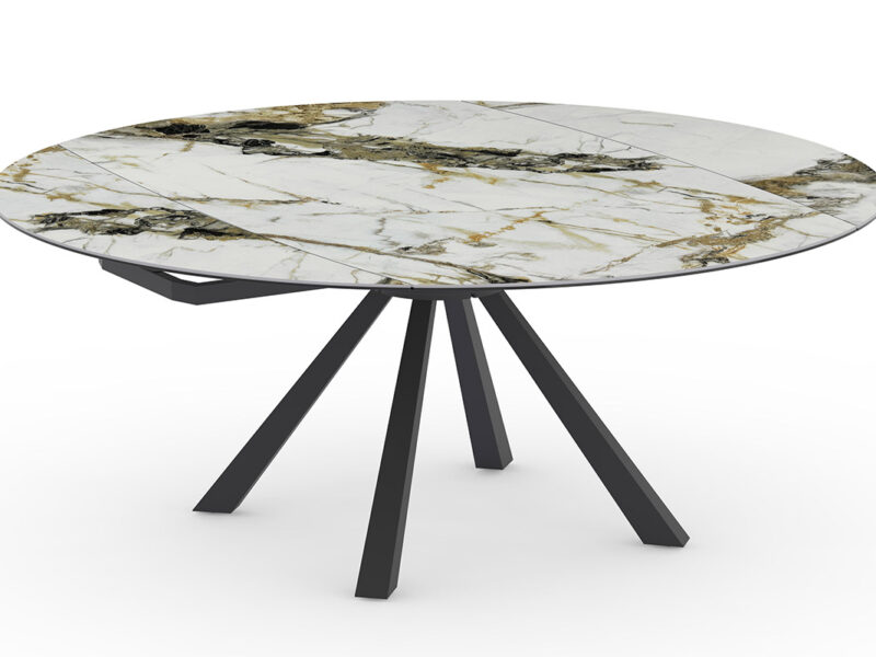 Tavolo tondo allungabile 190cm collezione Luxor