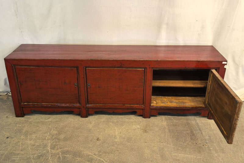 Mobile Tibetano 3 ante rosso