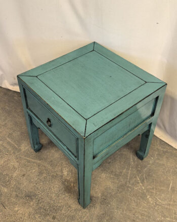 Comodino tibetano 1 cassetto azzurro