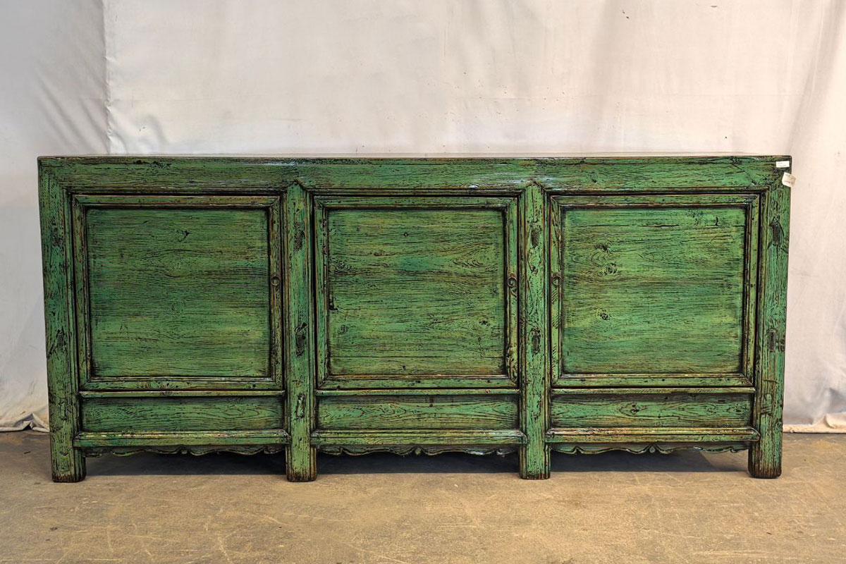 H25-15-1 Mobile Tibetano 3 ante verde