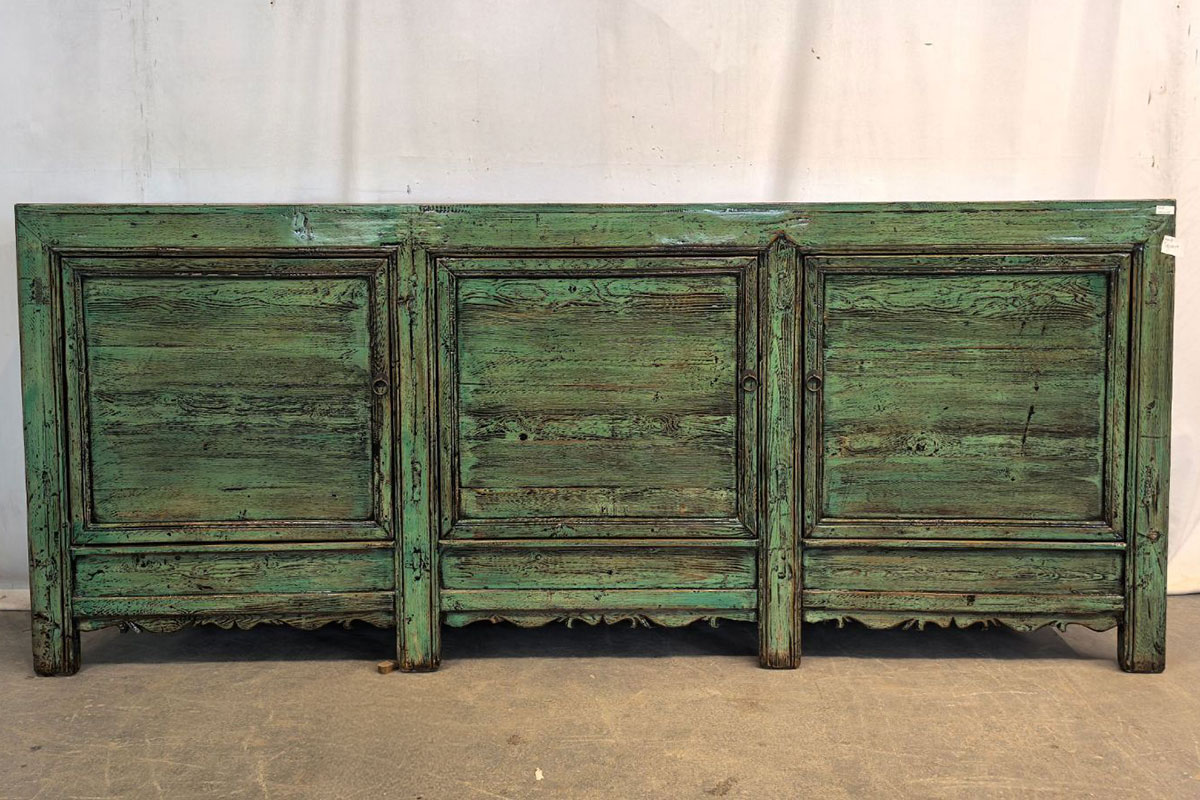 H25-25-1 Mobile Tibetano 3 ante verde