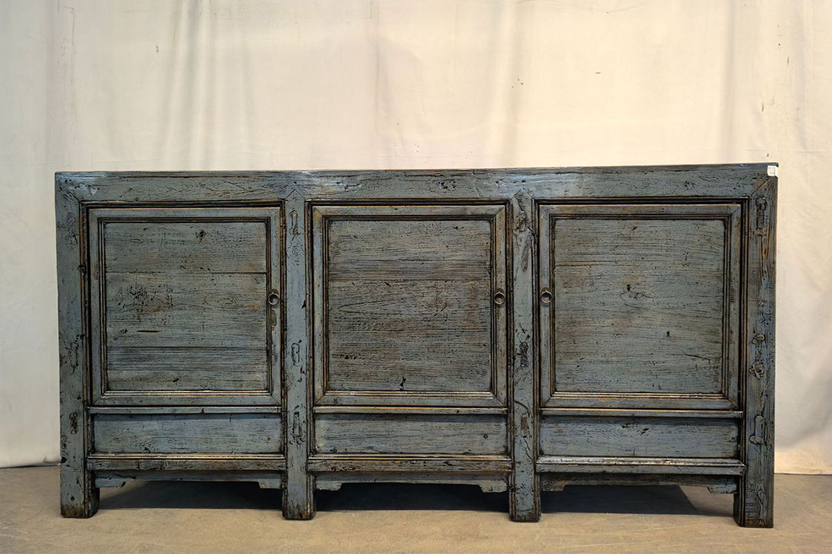 H25-27_1 Mobile Tibetano 3 ante grigio-blu