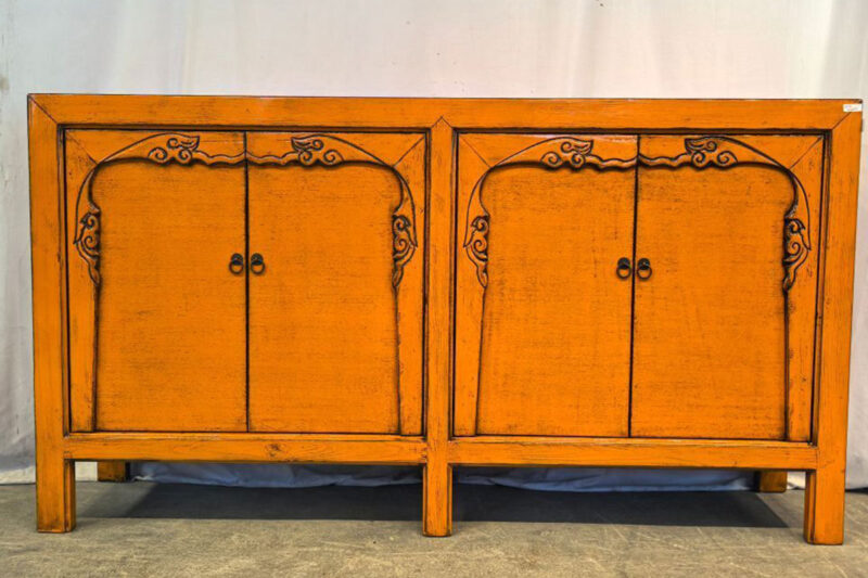 Mobile Tibetano 2 ante arancione