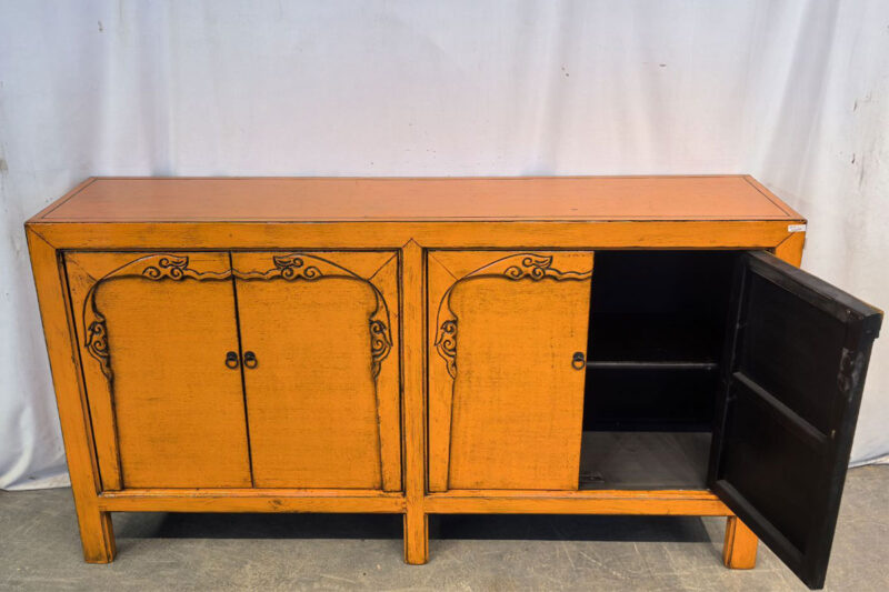 Mobile Tibetano 2 ante arancione