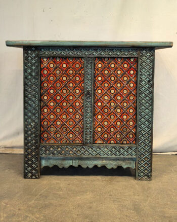 Mobile tibetano in legno intagliato