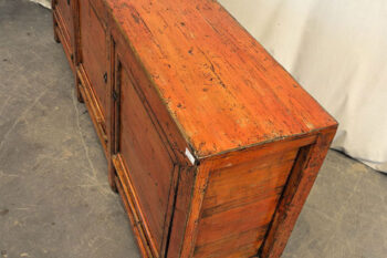 Mobile Tibetano 3 ante arancione