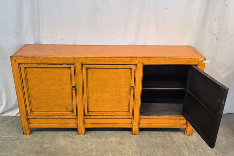 Mobile Tibetano 3 ante arancio