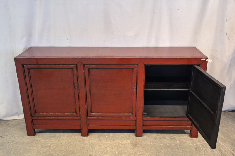 Mobile Tibetano 3 ante rosso