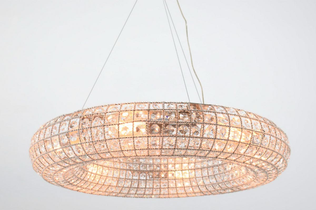 9132-L Lampadario Leela Anello di luce