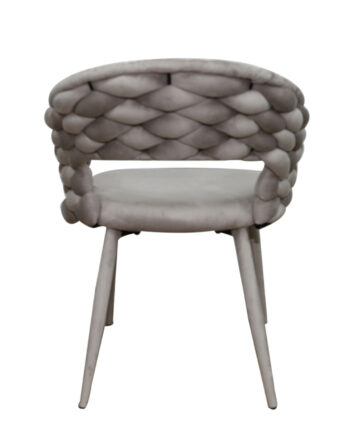 Sedia Fly Intreccio grigia