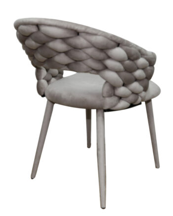 Sedia Fly Intreccio grigia