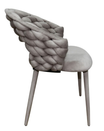 Sedia Fly Intreccio grigia