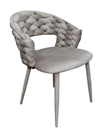 Sedia Fly Intreccio grigia