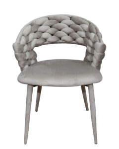 Sedia Fly Intreccio grigia