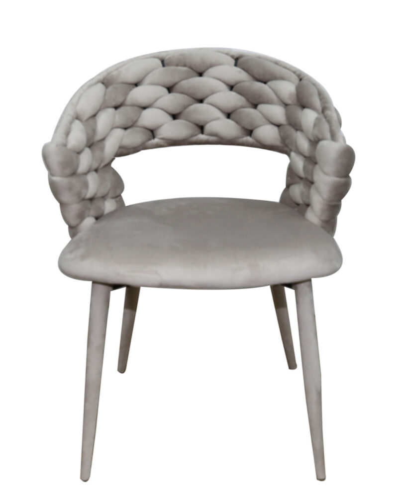 Sedia Fly Intreccio grigia