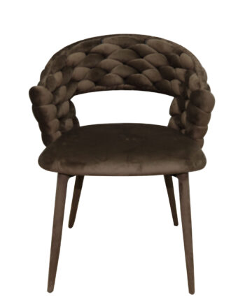 Sedia Fly Intreccio marrone