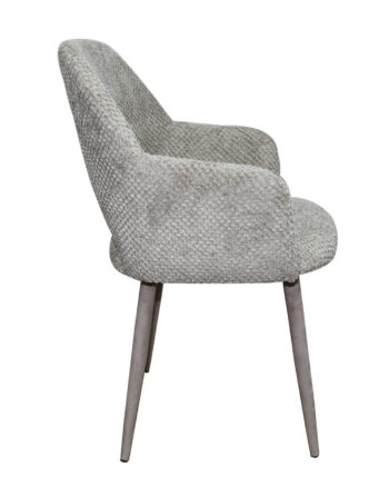 Sedia Fly Bouclé grigia