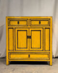 Mobile Tibet 2 ante 3 cassetti giallo (85x40x90)