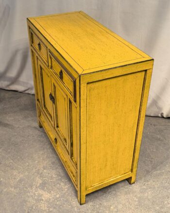 Mobile Tibet 2 ante 3 cassetti giallo (85x40x90) - immagine 4