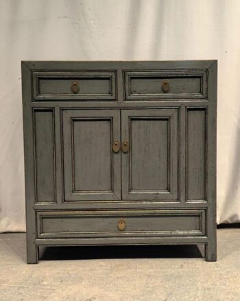 Mobile Tibet 2 ante 3 cassetti grigio (85x40x90)