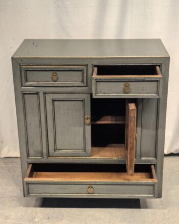 Mobile Tibet 2 ante 3 cassetti grigio (85x40x90) - immagine 2