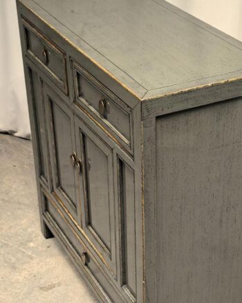 Mobile Tibet 2 ante 3 cassetti grigio (85x40x90) - immagine 4