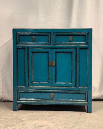 Mobile Tibet 2 ante 3 cassetti blu (85x40x90)