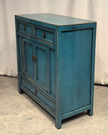 Mobile Tibet 2 ante 3 cassetti blu (85x40x90) - immagine 3
