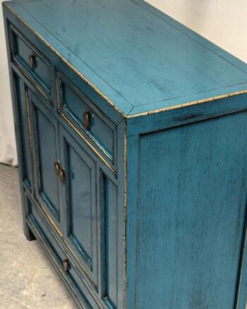 Mobile Tibet 2 ante 3 cassetti blu (85x40x90) - immagine 4