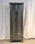 Armadio tibetano 2 ante 1 cassetto grigio (65x45x180)
