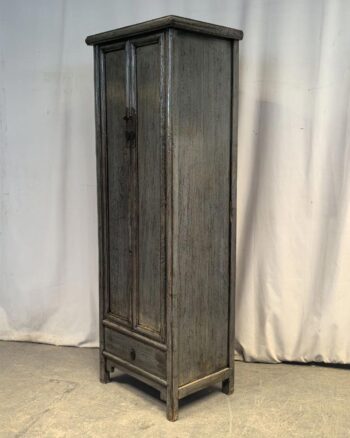 Armadio tibetano 2 ante 1 cassetto grigio (65x45x180) - immagine 4