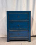 Mobile tibetano 3 cassetti blu (65x42x85)