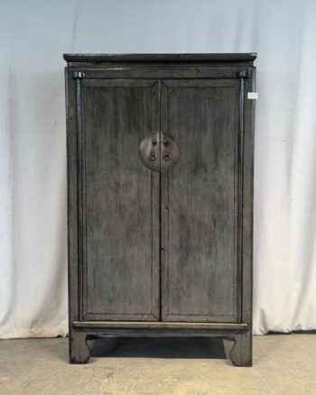 Armadio tibetano 2 ante grigio (110x45x183)