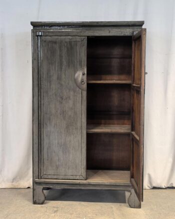 Armadio tibetano 2 ante grigio (110x45x183) - immagine 2