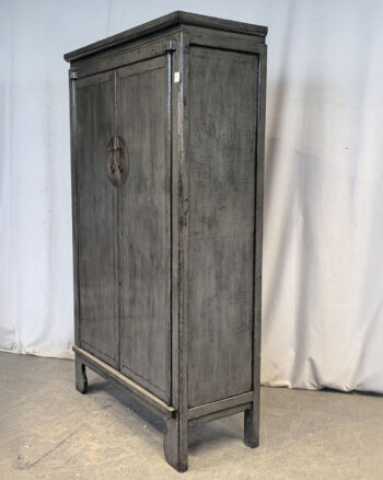 Armadio tibetano 2 ante grigio (110x45x183) - immagine 3