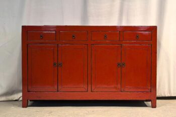 Mobile tibetano 4 ante 4 cassetti (155x40x95)