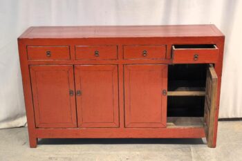 Mobile tibetano 4 ante 4 cassetti (155x40x95) - immagine 2