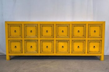 Cassettiera tibetana 12 cassetti (223x45x90)