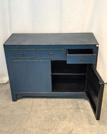 Mobile tibetano 2 ante 3 cassetti (110x40x85) - immagine 2