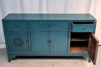 Mobile tibetano 4 ante 3 cassetti (170x40x90) - immagine 2
