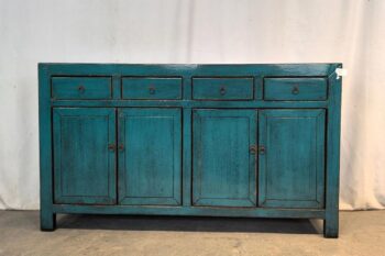 Mobile tibetano 4 ante 4 cassetti (157x40x90)