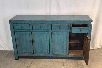 Mobile tibetano 4 ante 4 cassetti (157x40x90) - immagine 2