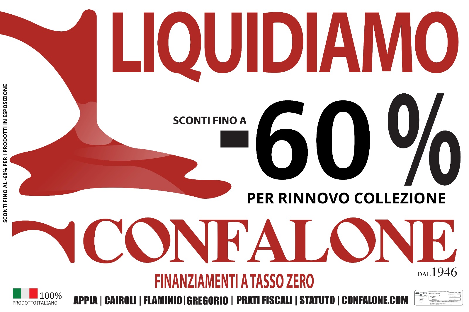 Liquidiamo - sconti fino a -60% per rinnovo collezione!