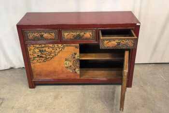 Mobile tibet toni caldi 2 ante 3 cassetti (127x40x85) - immagine 2