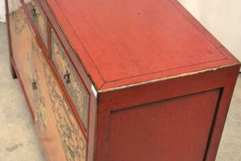 Mobile tibet toni caldi 2 ante 3 cassetti (127x40x85) - immagine 4