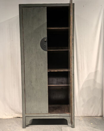 Armadio tibetano 2 ante grigio-verde (100x45x230) - immagine 2