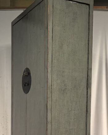 Armadio tibetano 2 ante grigio-verde (100x45x230) - immagine 4